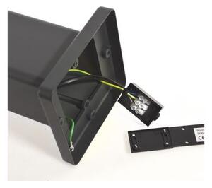Външна лампа SANTA 1xE27/60W/230V, 50 см, IP54, черна