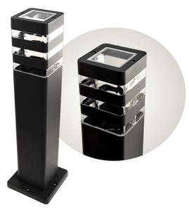 Външна лампа SANTA 1xE27/60W/230V, 50 см, IP54, черна
