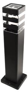 Външна лампа SANTA 1xE27/60W/230V, 50 см, IP54, черна