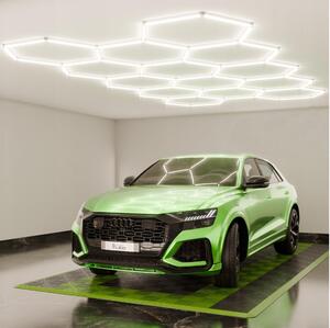 LED димируем плафон HEXAGON LED/570W/85-265V 5000K CRI 90 IP54 бял
