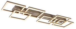 Rabalux 71500 - LED димируема таванна лампа FATMA 40W/230V 3000-6500K 33x100 см бежова + с дистанционно управление