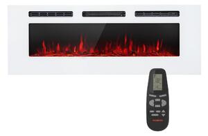 Klarstein Galeras, електрическа камина за стена и вграждане, 1800 W, LED, 3 цвята, таймер