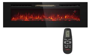Klarstein Galeras 152, електрическа стенна камина, 1800 W, LED