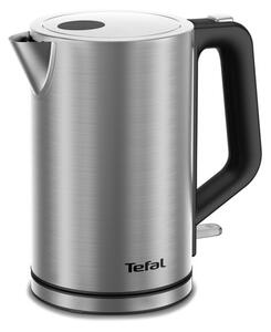 Електрическа кана Tefal Bronx KI513D, вместимост 1.7 литра, с филтър, въртяща се на 360° основа, 1850W, инокс