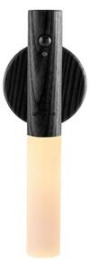 Черна LED стенна лампа с USB Baton – Gingko