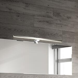 Briloner LED огледална лампа Dun 2 в 1, хром, IP44, дължина 50 cm, Металик, Баня, Пластмаса, Модерен