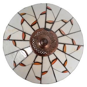 Brilagi - Tiffany витражна настолна лампа FOLIA 1xE27/60W/230V