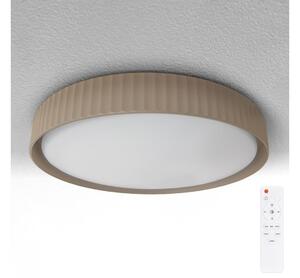 Brilagi - Димируемо LED таванно осветително тяло LUCIA LED/48W/230V Ø 41 см кафяво + дистанционно управление
