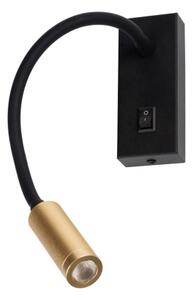 Kanlux 32519 - Гъвкава LED лампа TONIL LED/3,3W/230V черно/златно