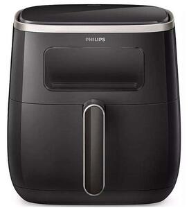 PHILIPS Airfryer 5.6L 1700W see though window NutriU App black