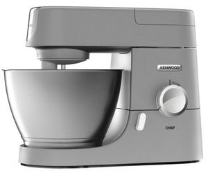 Планетарен миксер Kenwood Chef KVC3100S, 1000W, 4.6 л, 9 скорости, Пулс, Защита от прегряване, Сребрист