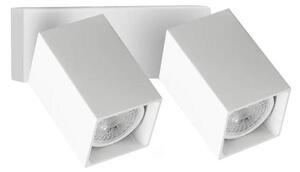 Ideal Lux - LED стенно точково осветително тяло DYNAMITE 2xGU10/7W/230V CRI 90 бяло