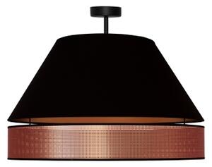 Duolla - Полилей за повърхностен монтаж COPPER SHINY 1xE27/15W/230V Ø 60 см черен/меден