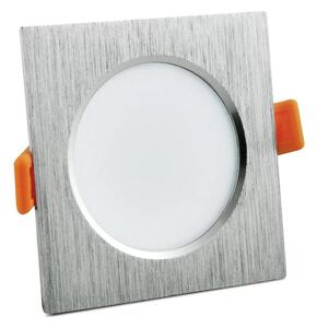LED Осветление за окачен таван VENUS LED/7W/230V сребърна квадрат