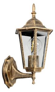 Екстериорен аплик 1xE27/60W/230V IP44 златист