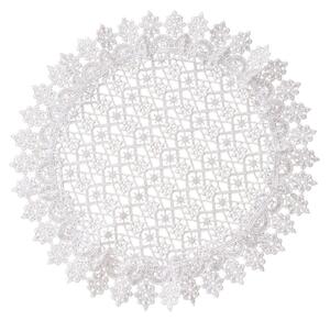 Елегантна кръгла дантелена салфетка Priemer: 20 cm