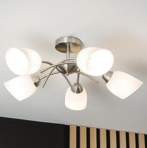 Полилей за повърхностен монтаж DONNA 5xE27/60W/230V никел