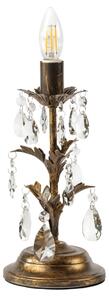 ONLI - Настолна лампа TERESA 1xE14/6W/230V бронзов