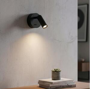 Ideal Lux - LED Стенен спот BEAN LED/3W/230V CRI 90 черен