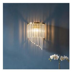 Ideal Lux - Кристален аплик CARLTON 3xE14/40W/230V златист