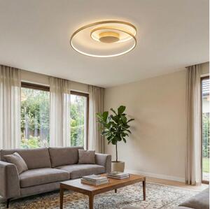 Ideal Lux - LED Плафониера OZ LED/47W/230V Ø 60 см CRI 90 златист