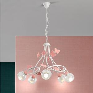ONLI - Детски полилей BUTTERFLY 5xE14/6W/230V