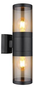 Globo 32014-2BS - Екстериорен аплик XELOO 2xE27/60W/230V IP44