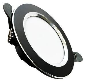 LED Лампа за окачен таван LED/7,5W/230V 4000K черен/сребрист