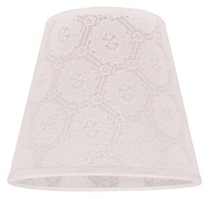 Duolla - Абажур за настолна лампа SOFIA XS E14 пр. 18,5 см бял