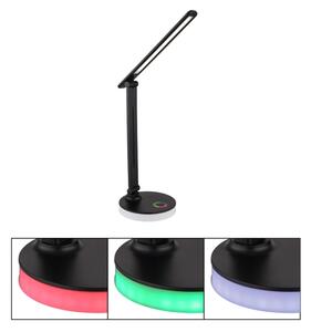 Globo 58445B - LED RGBW регулируема настолна лампа GERALDO LED/5W/230V + LED/2W