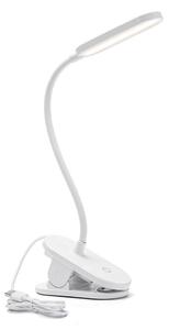 Aigostar - LED Димируема настолна лампа с щипка LED/2,5W/5V бял