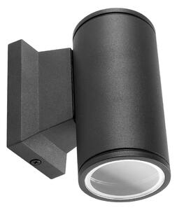 Aigostar - Екстериорен аплик 1xGU10/230V черен IP65 кръгъл