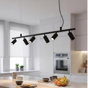 Ideal Lux - LED Пендел DYNAMITE 6xGU10/7W/230V черен