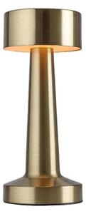 Rabalux 74207-LED Зареждаема LED настолна лампа SENAN, 2.7W, 5V, 1200mAh, златна