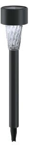 Aigostar - LED соларна лампа 0,006W/1,2V, 29,5 см, черна, 6500K, IP44