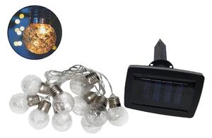 LED Соларен екстериорен верига 10xLED/1,2V 300 mAh 2,2 m IP44