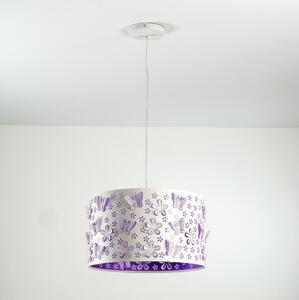 ONLI - Детски полилей TITILLA 1xE27/22W/230V лилава/бял