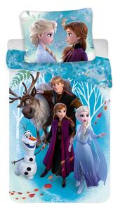 Единично памучно детско спално бельо 140x200 cm Frozen – Jerry Fabrics