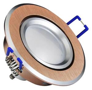LED Лампа за окачен таван СЛЪНЦЕ OLAL 1xGU10/3,5W/230V 3000K Ø 8,4 cm златист