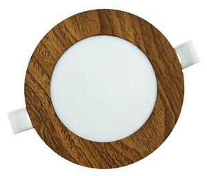 LED Лампа за окачен таван CIRCLE LED/6W/230V 4200K Ø 11,8 см кафяв