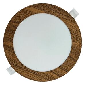 LED Лампа за окачен таван CIRCLE LED/12W/230V 4200K Ø 16,7 см кафяв