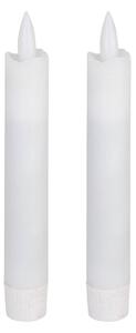 Eglo 422218 - Комплект 2x LED свещ ANTANABE LED/1xAAA 15 см бяла