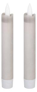 Eglo 422223 - Комплект 2 LED свещи ANTANABE LED/1xAAA 15 см сиви