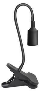 Гъвкава настолна лампа с клипс PLANTY 1xE27/30W/230V черна