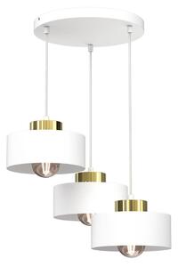 Пендел MARTI 3xE27/15W/230V бял/златист