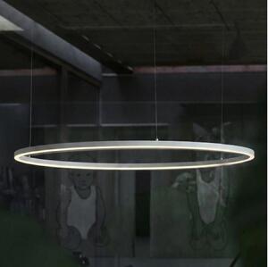 Ideal Lux - LED полилей на кабел ORACLE SLIM LED/53W/230V 2700K Ø 90 см бял