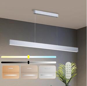 Brilagi - Димируема LED полилей SLEEKLINE SMART LED/40W/230V Wi-Fi Tuya сребрист + дистанционно управление