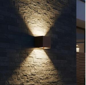 Ideal Lux - LED Екстериорен аплик ATOM LED/12W/230V IP54 кафяв