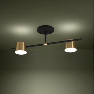 Eglo 39983 - LED Полилей за повърхностен монтаж ALTAMIRA 2xGU10/4,6W/230V 3000K златист