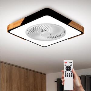 Brilagi LED осветително тяло с вентилатор 30W 230V 3000-6500K черно/дъб + DO